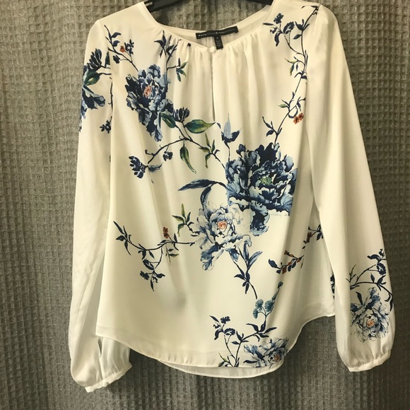 White House Black Market Tops - White House Black Market Romantic White Blouse!